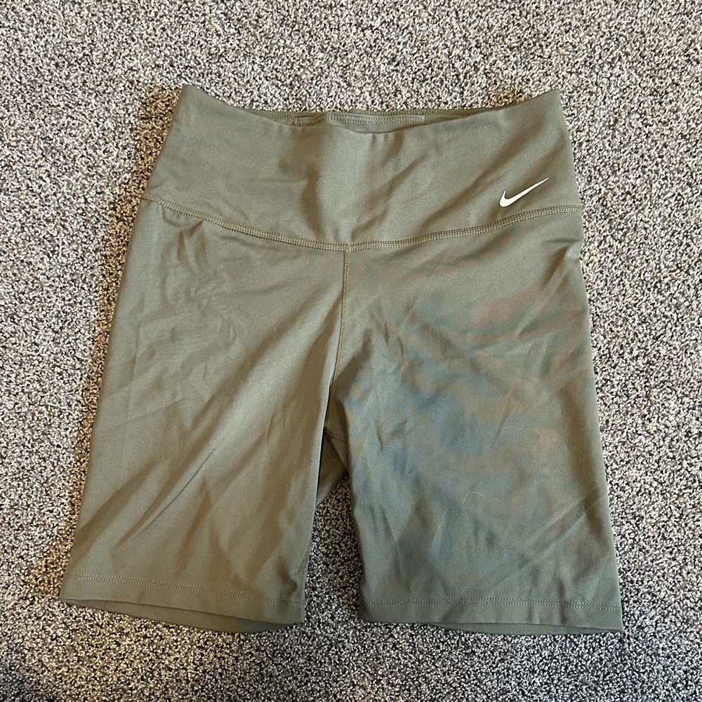 Nike Women's Sage Green Bike Shorts